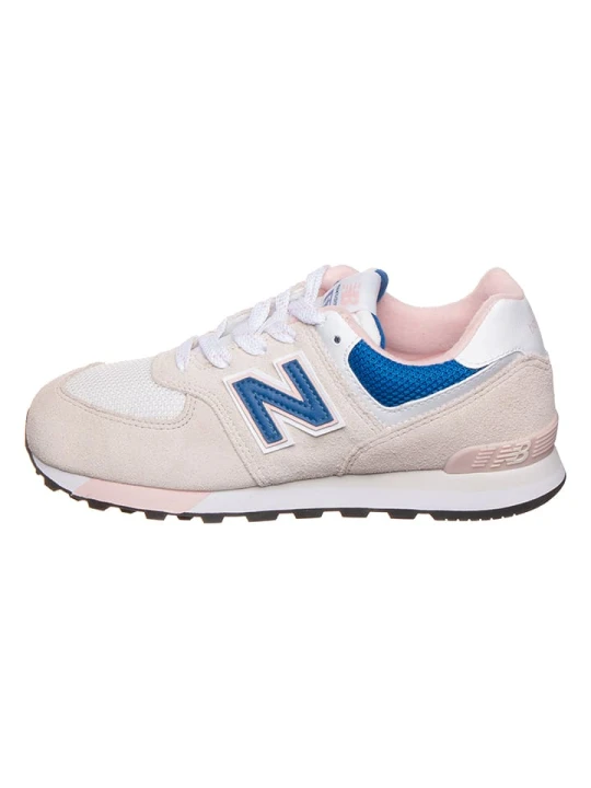 Zdjęcie produktu New Balance Sneakersy "574" w kolorze biało-beżowym rozmiar: 19
