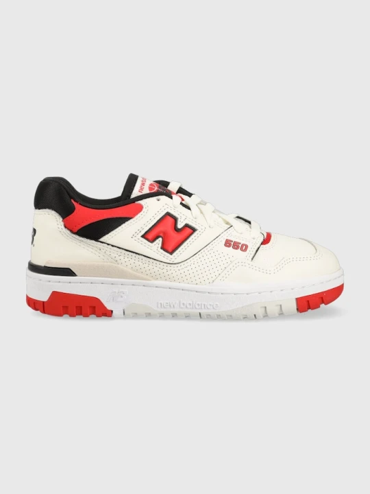 Zdjęcie produktu New Balance sneakersy skórzane BB550VTB beżowy