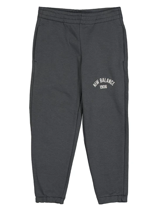Zdjęcie produktu New Balance Spodnie dresowe "Essentials Varsity" w kolorze antracytowym rozmiar: 128