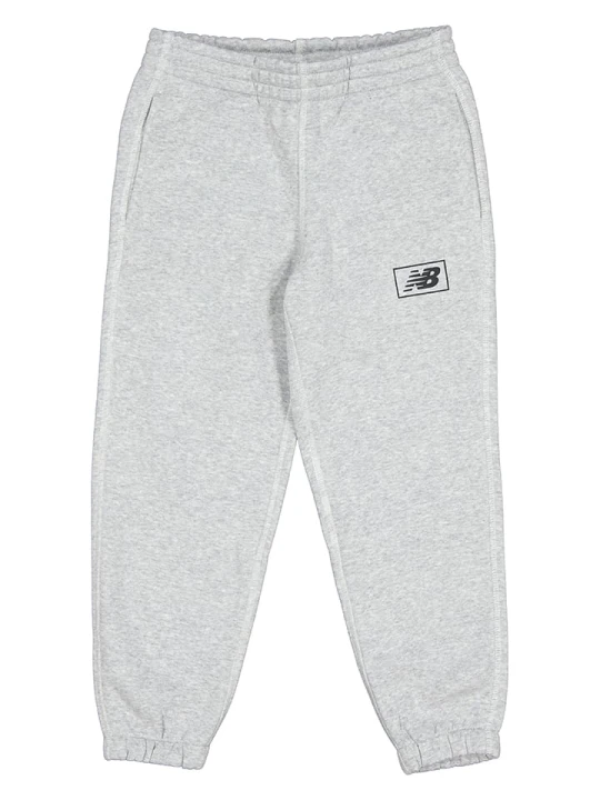 Zdjęcie produktu New Balance Spodnie dresowe "Essentials" w kolorze szarym rozmiar: 128