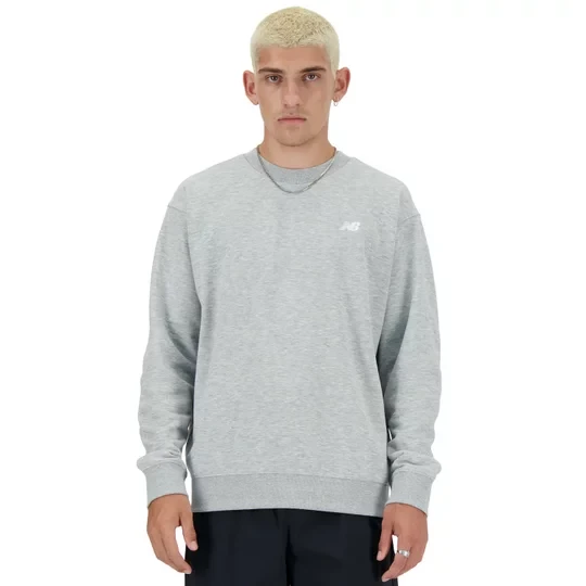 Zdjęcie produktu New Balance Sport Essentials French Terry Crew MT41507AG, Męskie, Szare, bluzy, bawełna, rozmiar: L