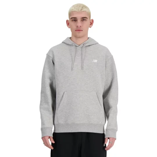 Zdjęcie produktu New Balance Sport Essentials French Terry Hoodie MT41508AG, Męskie, Szare, bluzy, bawełna, rozmiar: L