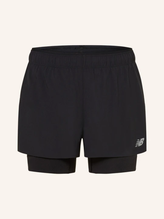 Zdjęcie produktu New Balance Szorty Do Biegania 2 W 1 schwarz CZARNY