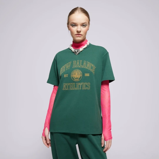 Zdjęcie produktu New Balance T-Shirt Athletics Oversized Crest T-Shirt zielony