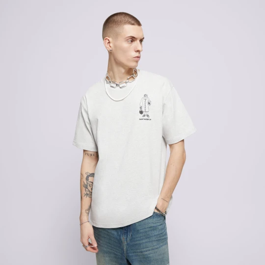 Zdjęcie produktu New Balance T-Shirt Athletics Relaxed Grandma T-Shirt szary