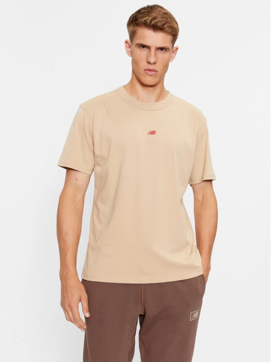 Zdjęcie produktu New Balance T-Shirt Athletics Remastered Graphic Cotton Jersey Short Sleeve T-shirt MT31504 Brązowy Regular Fit