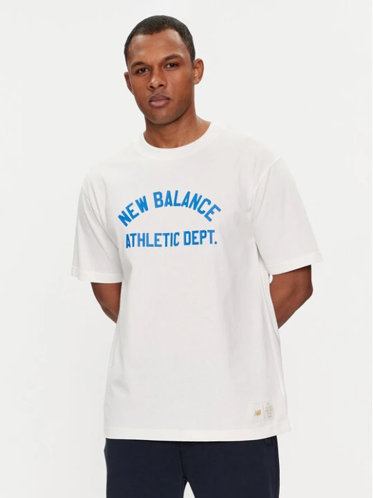Zdjęcie produktu New Balance T-Shirt Greatest Hits MT41514 Biały Relaxed Fit