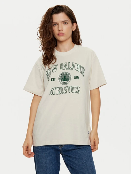 Zdjęcie produktu New Balance T-Shirt WT43548 Brązowy Oversize