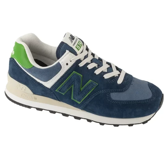 Zdjęcie produktu New Balance U574QBL, Unisex, Niebieskie, buty sneakers, skóra zamszowa, rozmiar: 37