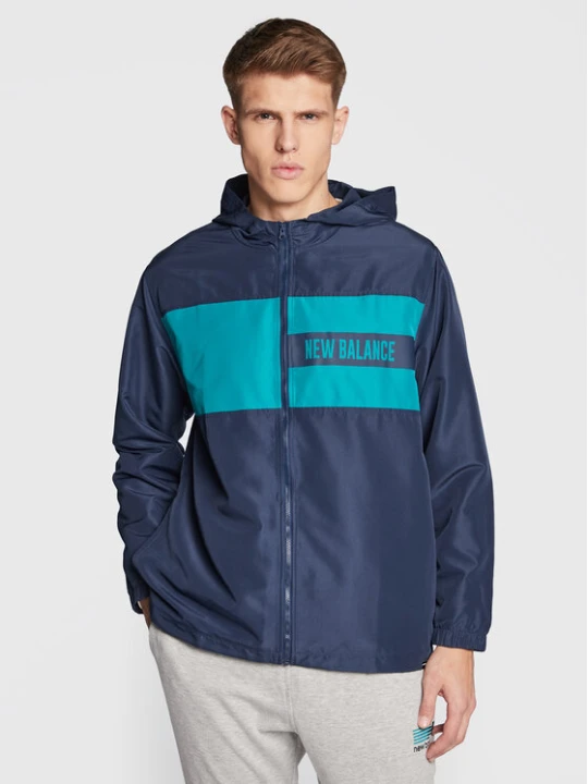 Zdjęcie produktu New Balance Wiatrówka MJ23900 Granatowy Relaxed Fit