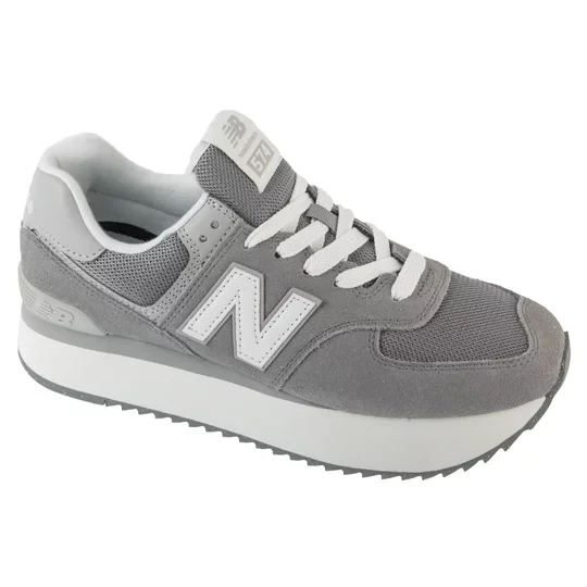 Zdjęcie produktu New Balance WL574ZSD, Damskie, Szare, buty sneakers, przewiewna siateczka, rozmiar: 42, 5