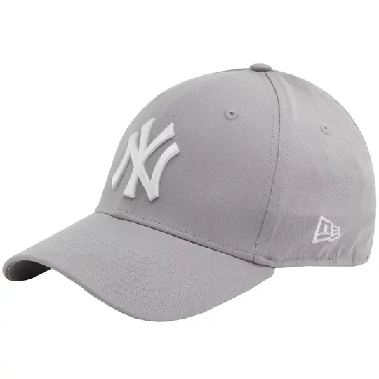 Zdjęcie produktu New Era 39THIRTY League Essential New York Yankees MLB Cap 10298279, Męskie, Szare, czapki z daszkiem, bawełna, rozmiar: M / L