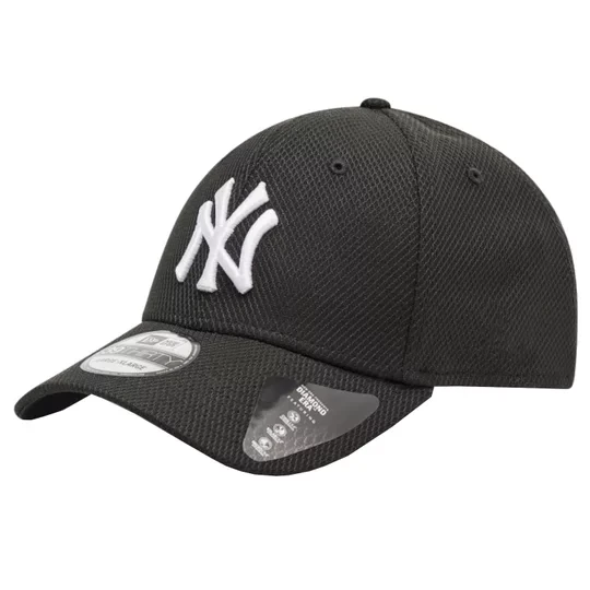Zdjęcie produktu New Era 39THIRTY New York Yankees MLB Cap 12523909, Męskie, Czarne, czapki z daszkiem, poliester, rozmiar: S/M