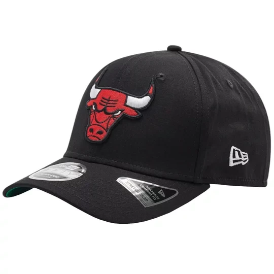 Zdjęcie produktu New Era 9FIFTY Chicago Bulls NBA Stretch Snap Cap 60240588, Męskie, Czarne, czapki z daszkiem, bawełna, rozmiar: S/M