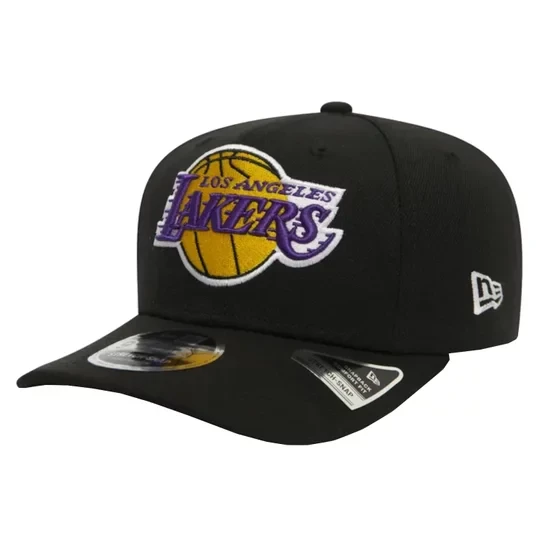 Zdjęcie produktu New Era 9FIFTY Los Angeles Lakers NBA Stretch Snap Cap 11901827, Męskie, Czarne, czapki z daszkiem, bawełna, rozmiar: S/M