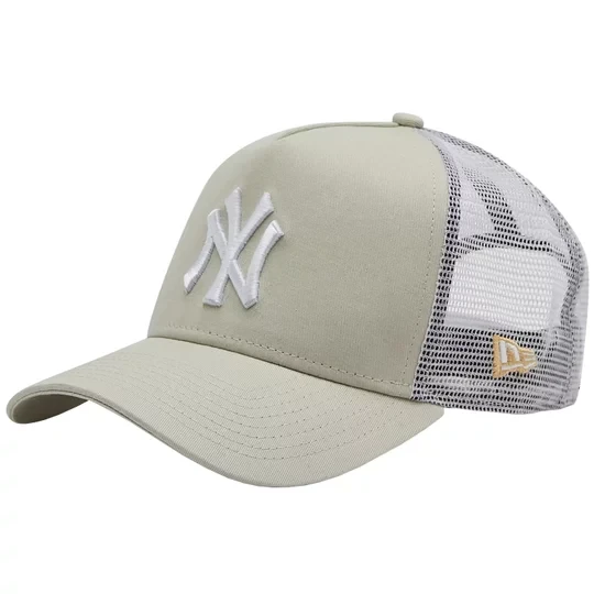 Zdjęcie produktu New Era 9FORTY League Essential New York Yankees MLB Cap 12523893, Męskie, Beżowe, czapki z daszkiem, bawełna, rozmiar: OSFM