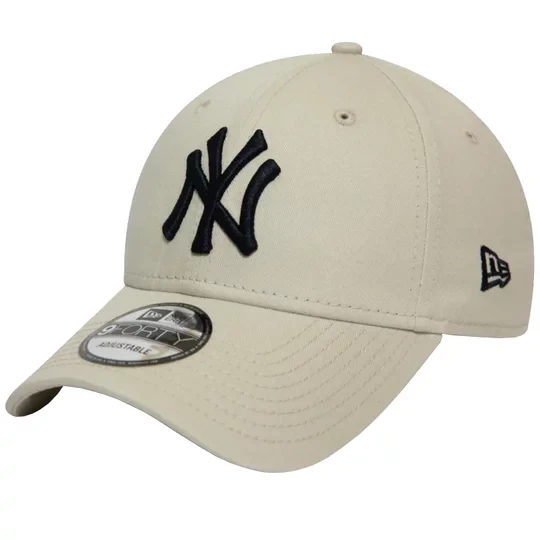 Zdjęcie produktu New Era 9FORTY New York Yankees MLB League Essential Cap 12380590, Męskie, Beżowe, czapki z daszkiem, bawełna, rozmiar: OSFM
