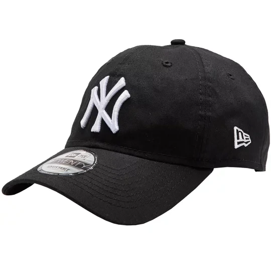 Zdjęcie produktu New Era 9TWENTY League Essentials New York Yankees Cap 60348852, Damskie, Czarne, czapki z daszkiem, bawełna, rozmiar: OSFM