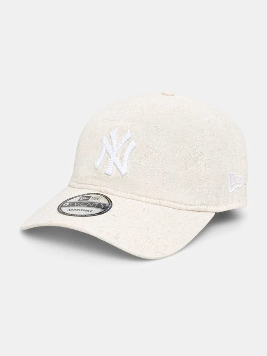 Zdjęcie produktu New Era baseball cap z dodatkiem lnu 9TWENTY® beżowy