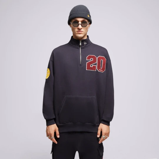 Zdjęcie produktu New Era Bluza Rozpinana Ne Quarter Zip None granatowy