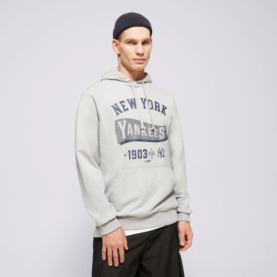 Zdjęcie produktu New Era Bluza Z Kapturem Mlb Pennant Nyy New York Yankees szary