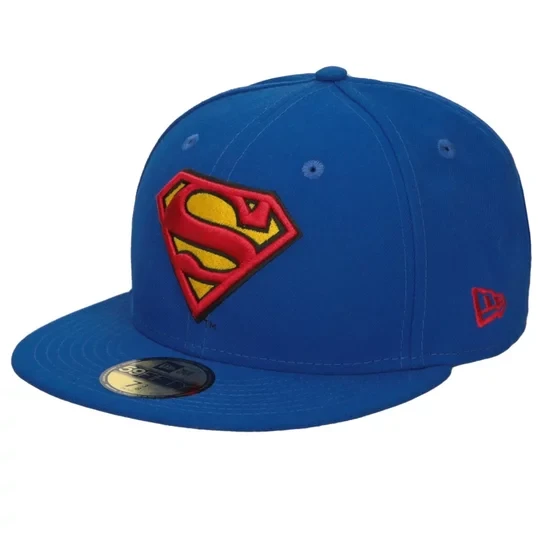 Zdjęcie produktu New Era Character Bas Superman Basic Cap 10862337, Męskie, Niebieskie, czapki z daszkiem, poliester, rozmiar: 7 1 / 4