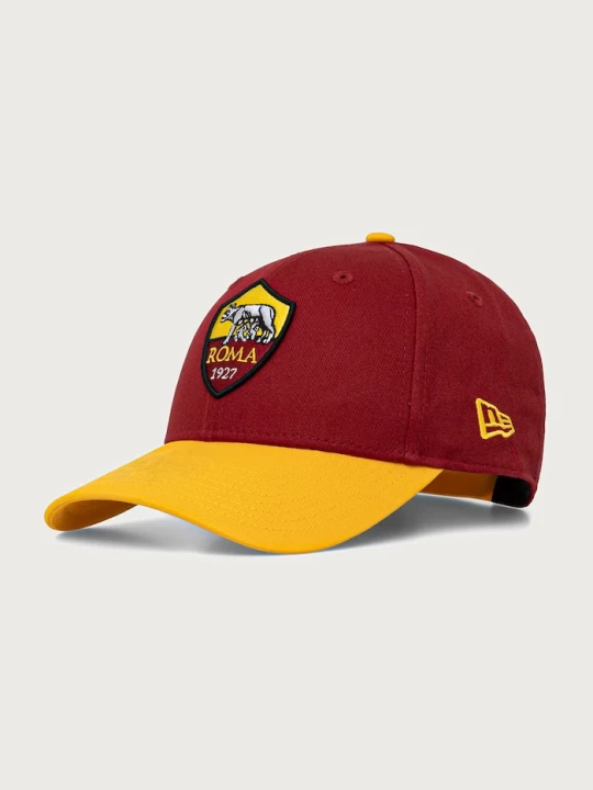 Zdjęcie produktu New Era czapka bejsbolówka bawełniana 9FORTY® ASROMA bordowy