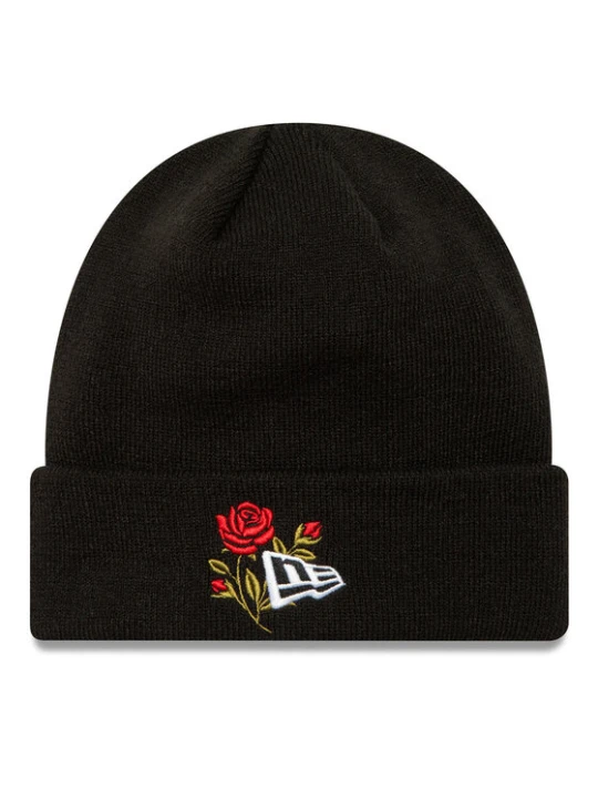Zdjęcie produktu New Era Czapka Rose Icon Cuff Knit Beanie 60580728 Czarny