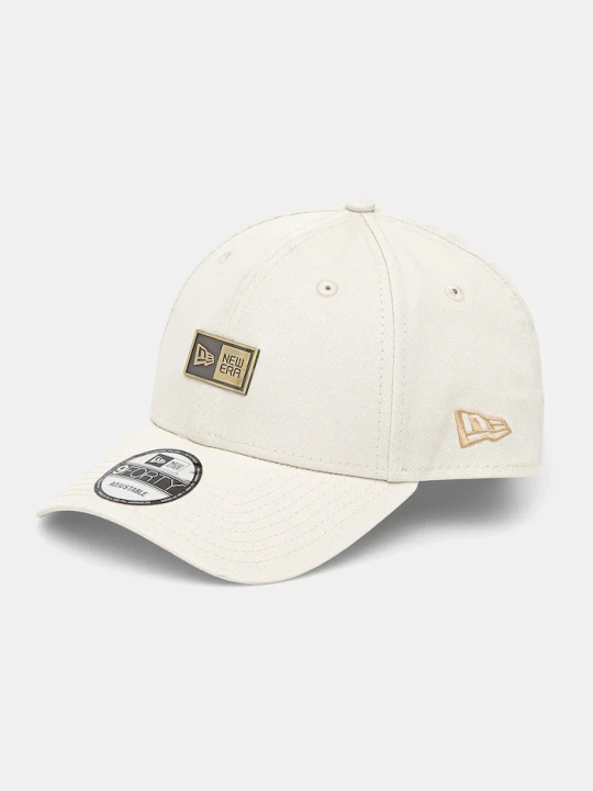 Zdjęcie produktu New Era czapka z daszkiem bawełniana beżowy