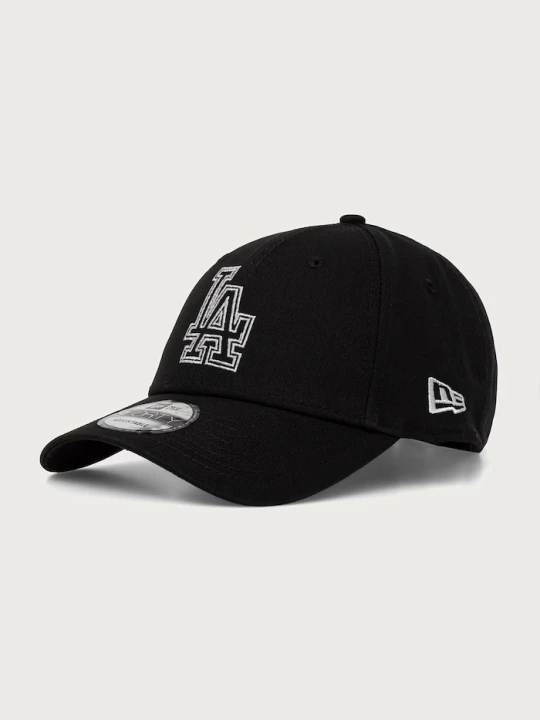 Zdjęcie produktu New Era czapka z daszkiem bawełniana METALLIC OUTLINE 9FORTY® czarny