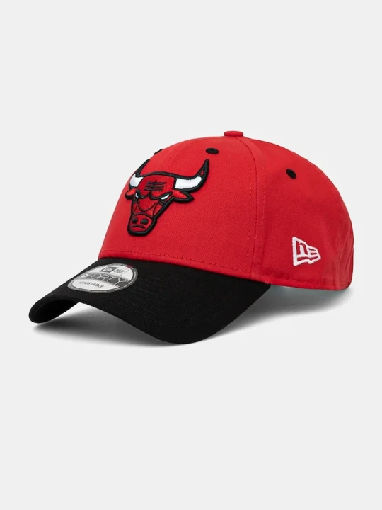 Zdjęcie produktu New Era czapka z daszkiem bawełniana NBA SIDE PATCH 9FORTY® CHICAGO BULLS czerwony