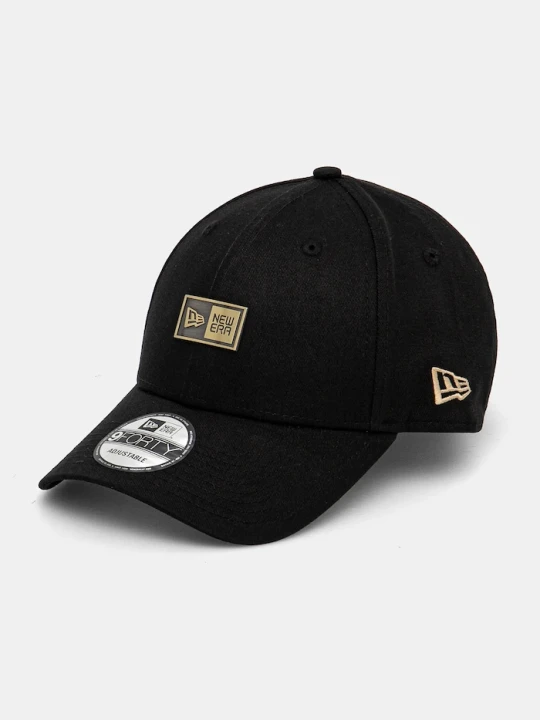 Zdjęcie produktu New Era czapka z daszkiem bawełniana NE BADGE 940 czarny