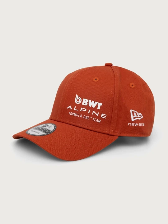 Zdjęcie produktu New Era czapka z daszkiem bawełniana SIDEHIT 9FORTY® ALPINE RACING pomarańczowy