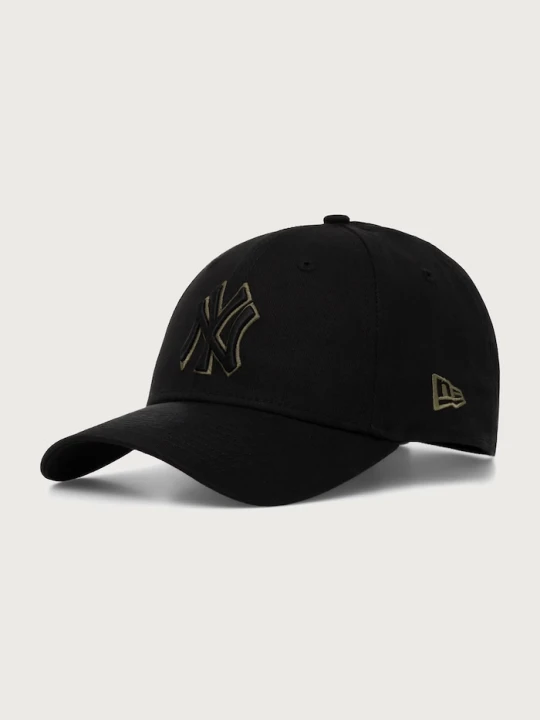 Zdjęcie produktu New Era czapka z daszkiem bawełniana TEAM OUTLINE 9FORTY® czarny