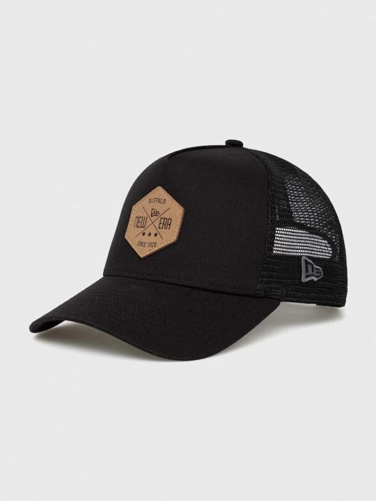 Zdjęcie produktu New Era czapka z daszkiem HERITAGE PATCH 9FORTY® AF TRUCKER czarny