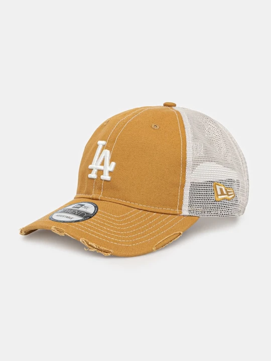 Zdjęcie produktu New Era czapka z daszkiem trucker COTTON CANV 920 TRUCKER LA DODGERS żółty