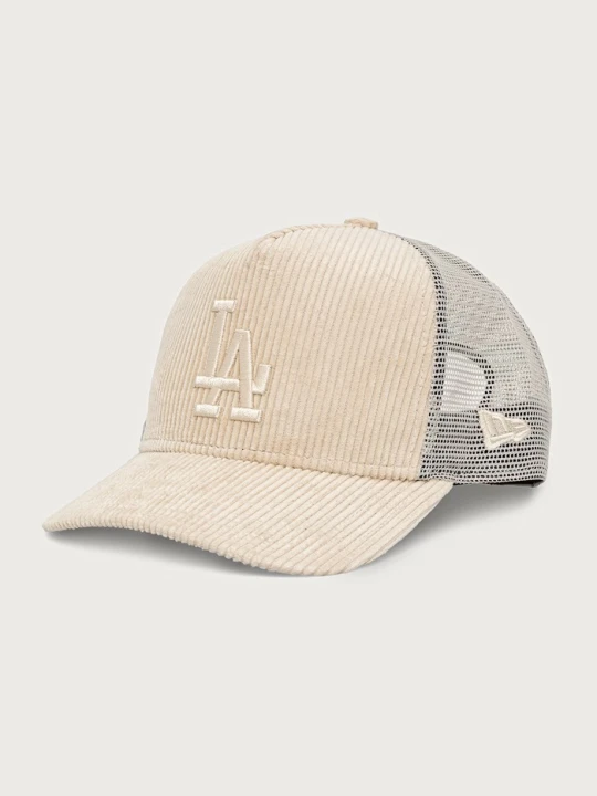 Zdjęcie produktu New Era czapka z daszkiem trucker sztruksowa TONAL CORD TRUCKER beżowy