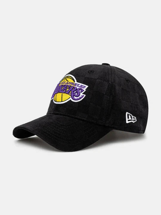 Zdjęcie produktu New Era czapka z daszkiem welurowa Tonal Check 940 Lakers