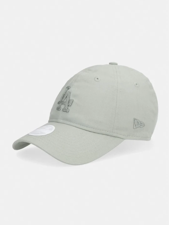Zdjęcie produktu New Era czapka z daszkiem z dodatkiem lnu MIDI LINEN 920 LA DODGERS zielony