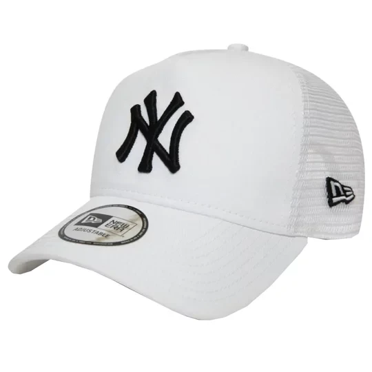 Zdjęcie produktu New Era Essential New York Yankees MLB Trucker Cap 12285467, Męskie, Białe, czapki z daszkiem, bawełna, rozmiar: OSFM