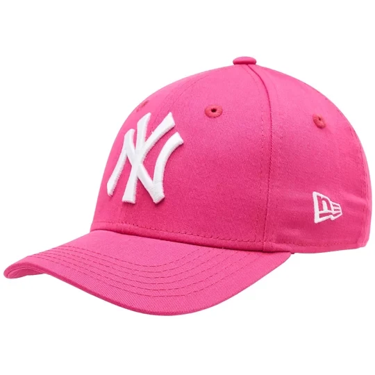 Zdjęcie produktu New Era Kids League Essential 9FORTY New York Yankees Cap 10877284, Dla dziewczynki, Różowe, czapki z daszkiem, poliester, rozmiar: YOUTH