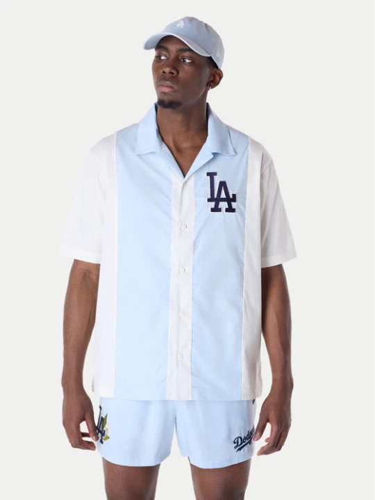 Zdjęcie produktu New Era Koszula LA Dodgers Stripe Revere 60596335 Biały Regular Fit