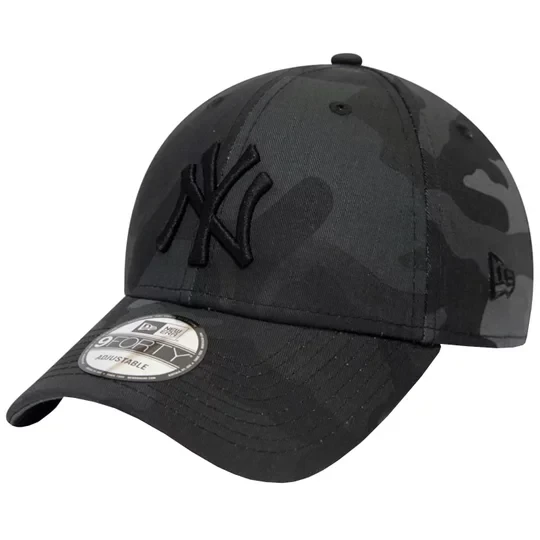 Zdjęcie produktu New Era League Essential 9FORTY New York Yankees Cap 12051998, Męskie, Czarne, czapki z daszkiem, poliester, rozmiar: OSFM