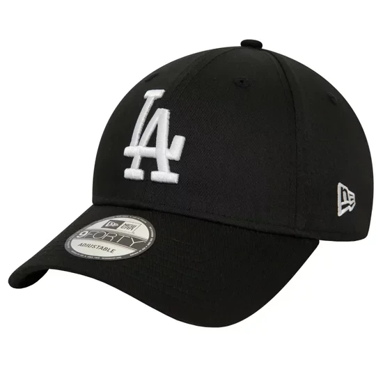 Zdjęcie produktu New Era MLB 9FORTY Los Angeles Dodgers World Series Patch Cap 60422518, Męskie, Czarne, czapki z daszkiem, poliester, rozmiar: OSFM