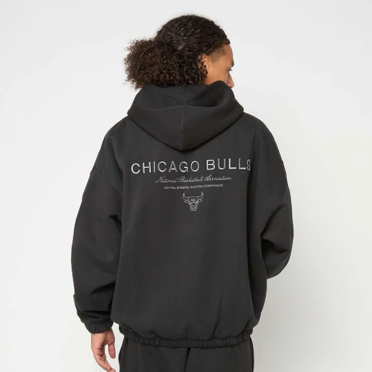 Zdjęcie produktu NBA Linear Oversized Zt Hoodie Chicago Bulls New Era czarny