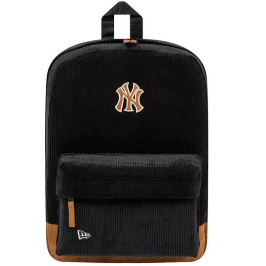 Zdjęcie produktu New Era New York Yankees Cord Stadium Backpack 60503797, Unisex, Czarne, plecaki, bawełna, rozmiar: One size