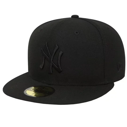Zdjęcie produktu New Era New York Yankees MLB 59FIFTY Cap 10000103, Męskie, Czarne, czapki z daszkiem, poliester, rozmiar: 7 1 / 8