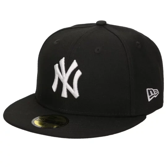Zdjęcie produktu New Era New York Yankees MLB Basic Cap 10003436, Męskie, Czarne, czapki z daszkiem, poliester, rozmiar: 7 1 / 4