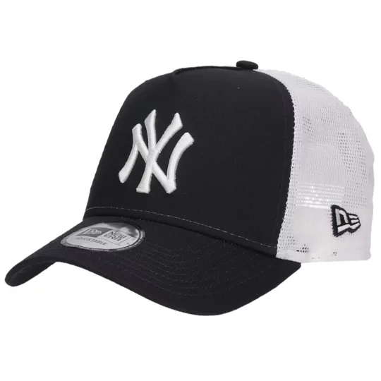 Zdjęcie produktu New Era New York Yankees MLB Clean Cap 11588489, Damskie, Czarne, czapki z daszkiem, poliester, rozmiar: OSFA