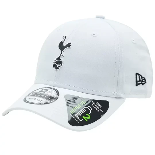 Zdjęcie produktu New Era Repreve Flawless 940 9FORTY Tottenham Hotspur FC Cap 60293469, Męskie, Białe, czapki z daszkiem, poliester, rozmiar: OSFM